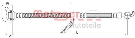 Тормозной шланг METZGER 4110736