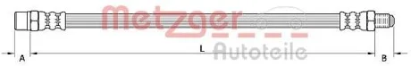 Тормозной шланг METZGER 4110754