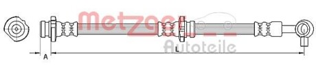 Тормозной шланг METZGER 4110848