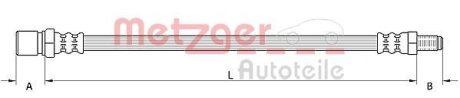 Тормозной шланг METZGER 4111379