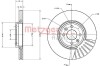 Тормозной диск передний вентилируемый METZGER 6110377 (фото 1)