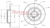 Тормозной диск задний невентилируемый METZGER 6110646 (фото 1)