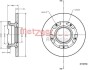 Тормозной диск задний невентилируемый METZGER 6110766 (фото 1)