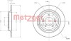 Тормозной диск задний невентилируемый METZGER 6110797 (фото 2)