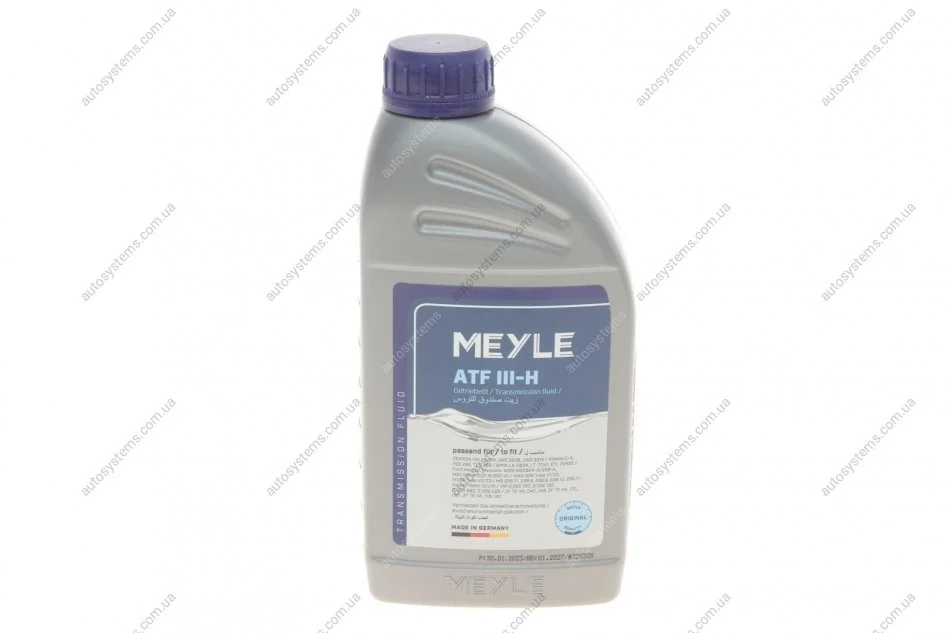 Олива ATF-III-H Dexron III (H) (1L) (MB 236.6/237.71/236.9/236.10/236.11/236.13/VAG G 052 990) MEYLE 014 019 2300 (фото 1)