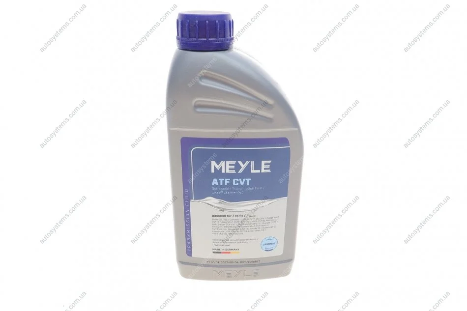 Олива трансмісійна АКПП CVT (1L) MB236.20/VW G 052 180/G 052 516 MEYLE 014 019 3000 (фото 1)