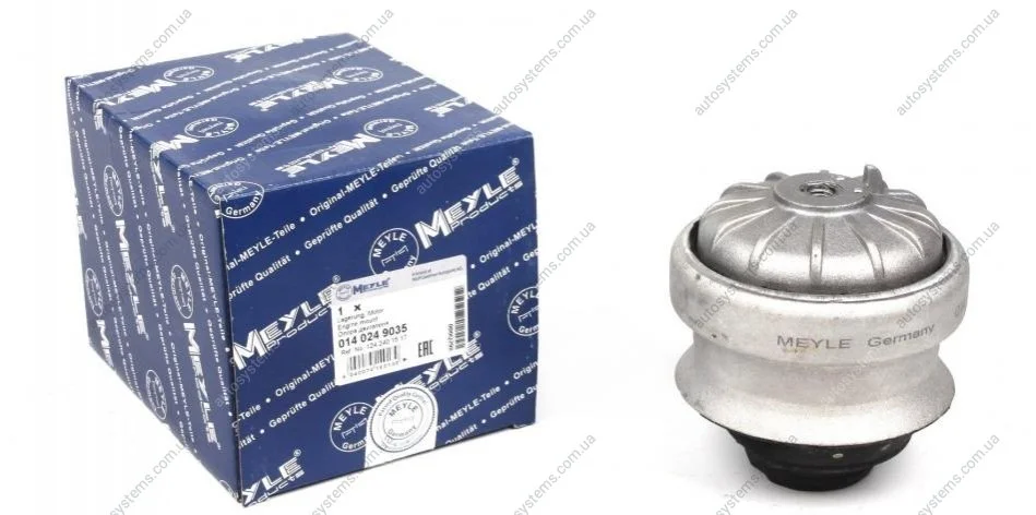 Подушка двигуна (передня/спереду) MB 190 (W201)/E-class (W124) 2.0D -98 MEYLE 014 024 9035 (фото 1)