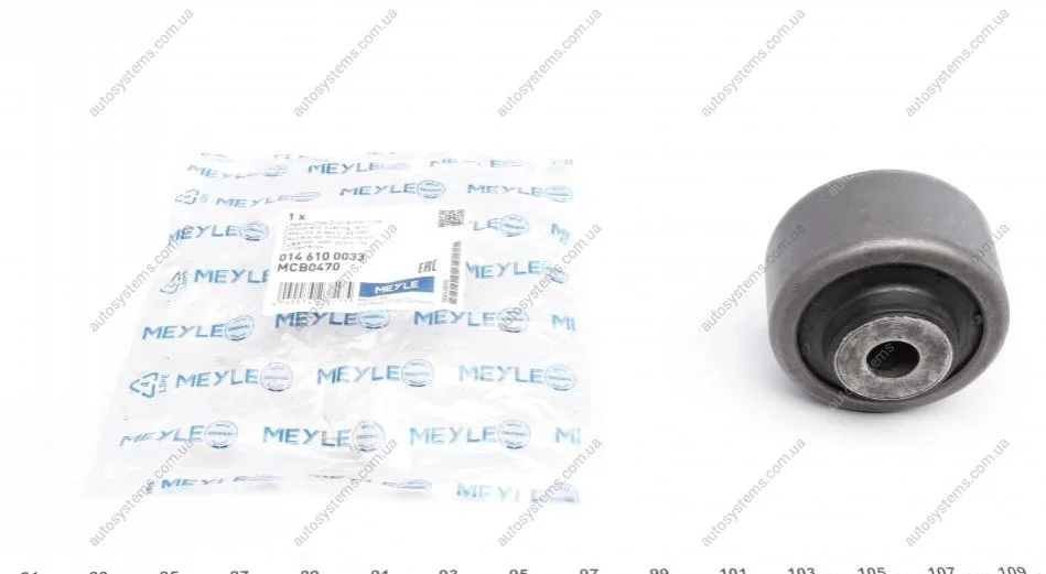 Сайлентблок переднего рычага MEYLE 014 610 0033 (фото 1)