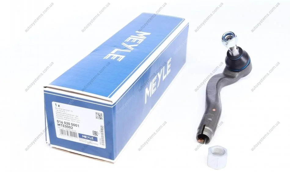 Наконечник тяги рульової (R) MB M-class (W163) 98-05 MEYLE 016 020 0001 (фото 1)