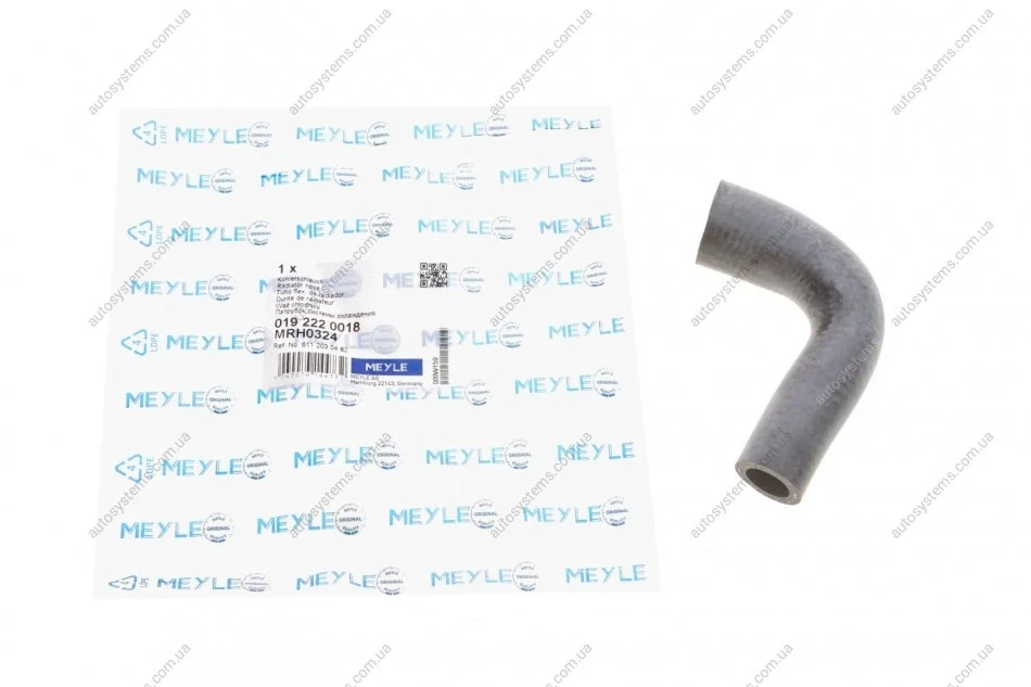 Патрубок системи охолодження MB Sprinter CDI -06 MEYLE 019 222 0018 (фото 1)