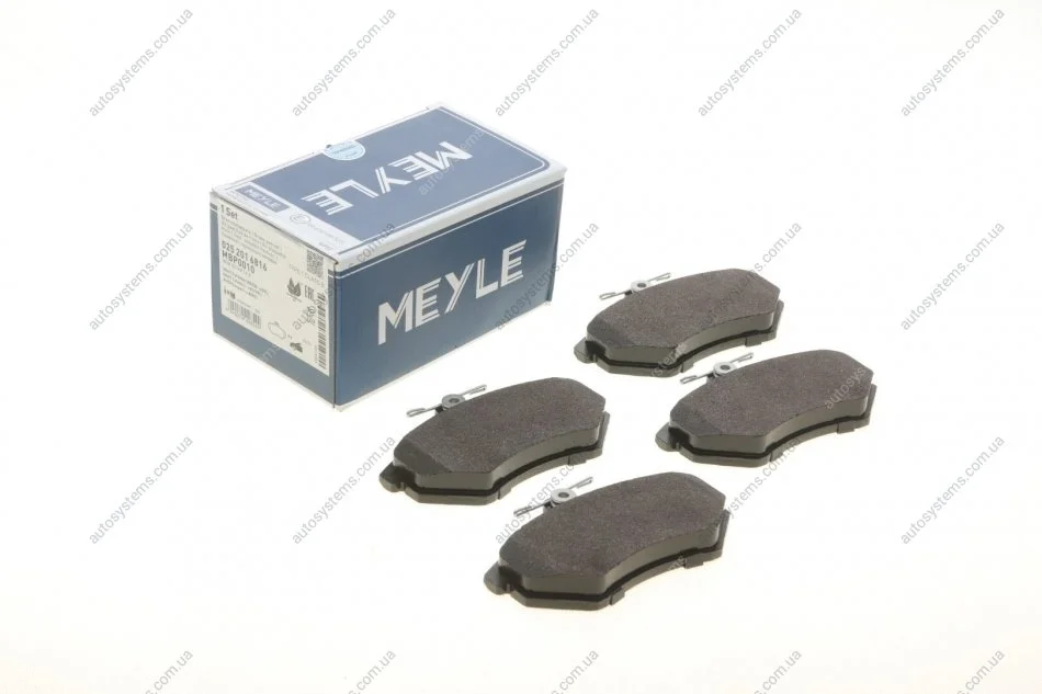 Колодки гальмівні (передні) VW Golf/Passat/Vento 1.4-2.0/1.9TDI -97 MEYLE 025 201 6816 (фото 1)