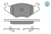 Колодки гальмівні (передні) VW Golf/Jetta 83-91 (137.9x15.3x49) MEYLE 025 208 8715 (фото 9)