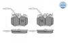 Колодки гальмівні (передні) Citroen AX/C15/C6/Visa/Peugeot 205 II/407 1.0-2.2D 84- MEYLE 025 210 8017/W (фото 8)