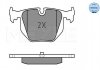 Колодки гальмівні (задні) BMW 3 (E46)/5 (E39)/7 (E38)/X3 (E83)/X5 (E53) 94- MEYLE 025 214 8717 (фото 3)