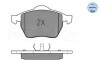 Колодки гальмівні (передні) Ford Galaxy 95-15/Seat Alhambra 96-10/VW Sharan 95-10 (Ate) MEYLE 025 218 4819 (фото 7)