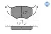 Колодки гальмівні (передні) Seat Cordoba/Ibiza II 93-02/VW Golf III 91-99/Polo 95-02 MEYLE 025 218 6615 (фото 2)