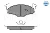 Колодки гальмівні (передні) Seat Cordoba/Ibiza II 93-02/VW Golf III 91-99/Polo 95-02 MEYLE 025 218 6615 (фото 3)