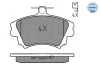 Колодки гальмівні (передні) Mitsubishi Carisma 95-06/Colt 04-13/Volvo V40/S40 95-06 MEYLE 025 219 8317 (фото 2)