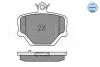 Колодки гальмівні (передні) Smart 0.6/0.7/1.0i/0.8cdi 00- MEYLE 025 219 9915 (фото 5)