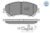Колодки гальмівні (передні) Nissan Qashqai II/X-Trail/ Renault Kadjar 13- MEYLE 025 220 6518 (фото 9)