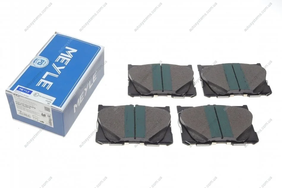 Колодки гальмівні (передні) MB C-class (W205/S205/C205)/E-class (W213) 16- MEYLE 025 225 8618/PD (фото 1)