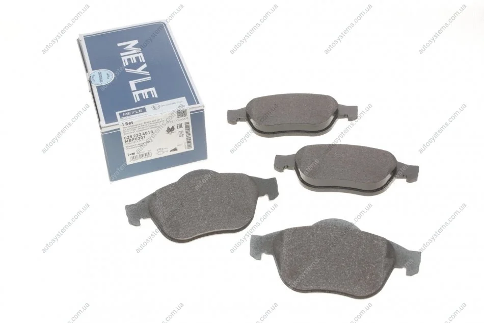 Колодки гальмівні (передні) Renault Laguna II 01- MEYLE 025 232 4818 (фото 1)