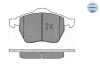 Колодки гальмівні (передні) Audi A3/VW Golf IV -03 (з датчиком) MEYLE 025 233 9219/W (фото 3)