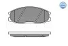 Колодки гальмівні (передні) Hyundai Santa Fe/Trajet 01-08 MEYLE 025 235 6916/W (фото 2)