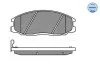 Колодки гальмівні (передні) Hyundai Santa Fe/Trajet 01-08 MEYLE 025 235 6916/W (фото 3)