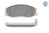 Колодки гальмівні (передні) Hyundai Santa Fe/Trajet 01-08 MEYLE 025 235 6916/W (фото 4)