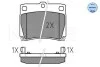 Колодки гальмівні (задні) Mitsubishi Pajero 91-00/Pajero Sport 98- MEYLE 025 235 9315/W (фото 7)