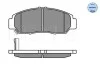 Колодки гальмівні (передні) Honda Civic 01-/FR-V 04- MEYLE 025 237 2916/W (фото 3)