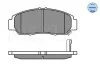 Колодки гальмівні (передні) Honda Civic 01-/FR-V 04- MEYLE 025 237 2916/W (фото 4)