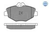 Колодки гальмівні (передні) MB E-class (W211) 1.8-3.2D 02-09 MEYLE 025 237 4320 (фото 2)