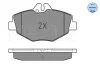 Колодки гальмівні (передні) MB E-class (W211) 1.8-3.2D 02-09 MEYLE 025 237 4320 (фото 3)