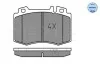 Колодки гальмівні (передні) MB C-class (W203)/E-class (W211)/CLK-class (C209) 98- MEYLE 025 237 4517 (фото 4)