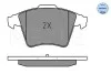 Колодки гальмівні (передні) VW T5 03- (20.1mm/18.7mm) MEYLE 025 237 4619/W (фото 3)