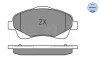 Колодки гальмівні (передні) Toyota Avensis/Corolla 03-09 MEYLE 025 237 6819/W (фото 4)