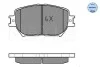 Колодки гальмівні (передні) Toyota Camry 01-06 (131.6x58.3) MEYLE 025 239 2817 (фото 2)