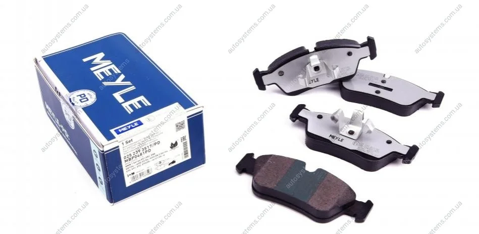 Колодки гальмівні (передні) BMW 3 (E90) 1.6-2.0 i 04-11 MEYLE 025 239 3517/PD (фото 1)