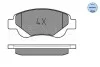 Колодки гальмівні (передні) Citroen С1/Peugeot 107/Toyota Aygo 05- (Bosch) MEYLE 025 239 5917 (фото 2)
