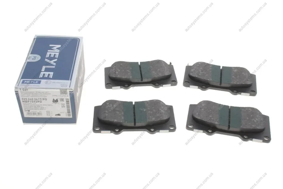 Колодки гальмівні (передні) Toyota Land Cruiser/Lexus GX 02- (Sumitomo) MEYLE 025 240 2417/PD (фото 1)