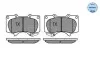 Колодки гальмівні (передні) Toyota Land Cruiser 02- MEYLE 025 240 2417/W (фото 5)
