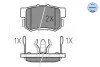 Колодки гальмівні (задні) Honda Accord IV/V/VI/VII 89-12/Civic VI/VII/VIII 94-/CR-V 01-07 MEYLE 025 242 3114/W (фото 8)
