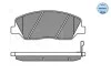 Колодки гальмівні (передні) Hyundai Santa Fe/Kia Sorento 00- MEYLE 025 243 5117/W (фото 4)