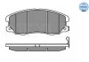 Колодки гальмівні (передні) Chevrolet Captiva/Opel Antara 2.0-3.2 CDTI 06- MEYLE 025 245 1016/W (фото 4)