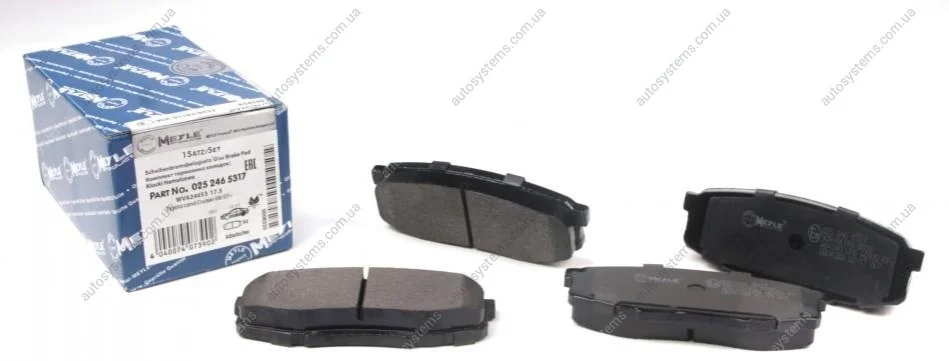 Колодки гальмівні (задні) Toyota Land Cruiser 200 08- MEYLE 025 246 5317 (фото 1)