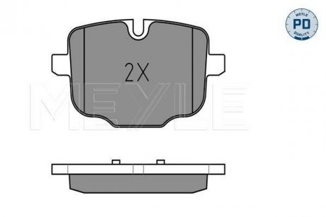 Колодки гальмівні (задні) BMW 5 (F10/F11)/6 (F12/F13)/ 7 (G11/G12)/ X5 (G05)/ X6 (G06)/ X7 (G07)10- MEYLE 025 247 0318/PD (фото 1)