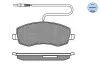 Колодки гальмівні (передні) Citroen C8/Peugeot 807 2.0/2.2 HDi 06- MEYLE 025 248 3919/W (фото 2)