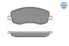 Колодки гальмівні (передні) Citroen C8/Peugeot 807 2.0/2.2 HDi 06- MEYLE 025 248 3919/W (фото 3)